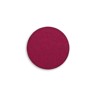 Pack of 25 - 2" - Blank Circle Patch - Faux Suede Magenta - Heat Applied Backing