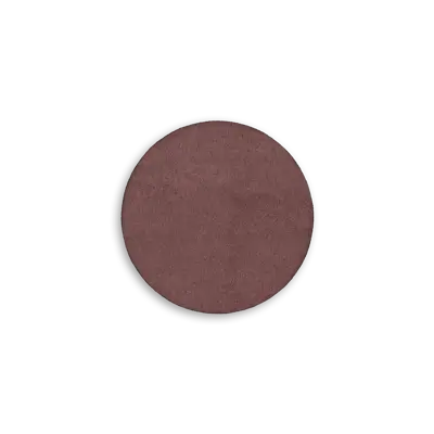 Pack of 25 - 2" - Blank Circle Patch - Faux Suede Mauve - Heat Applied Backing