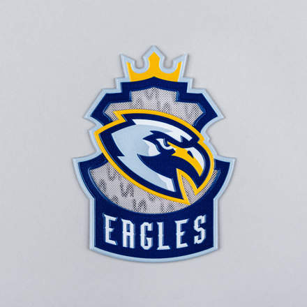 FlexStyle Holographic Floating eagles emblem laid flat