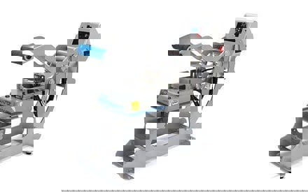 Hotronix Auto Cap Heat Press open angled left